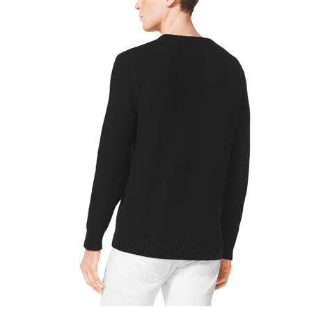 michael michael kors embellished cotton sweater|Michael Kors jumpers for men.